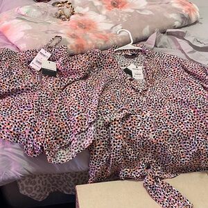 Eloquii Colorful Patterned Short set